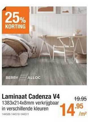 Cevo Laminaat cadenza v4 aanbieding