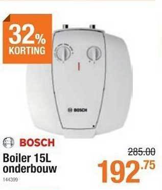 Cevo Bosch boiler 15l onderbouw aanbieding