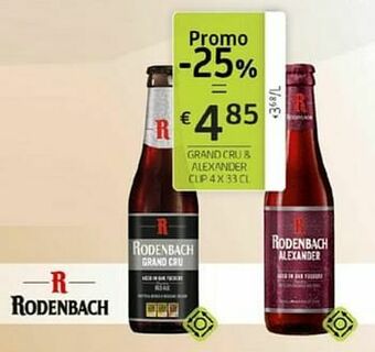 BelBev Rodenbach grand cru + alexander aanbieding