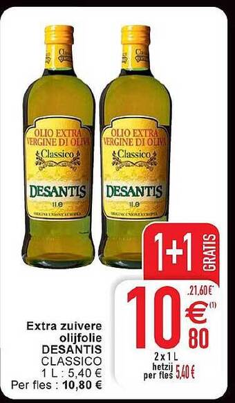 Cora Extra zuivere olijfolie desantis aanbieding