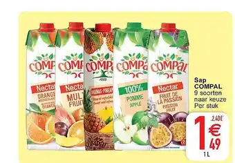 Cora Sap compal aanbieding