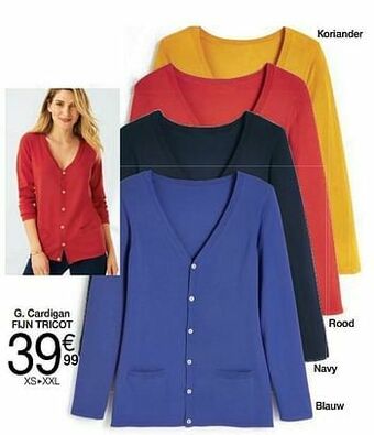 Damart Cardigan fijn tricot aanbieding