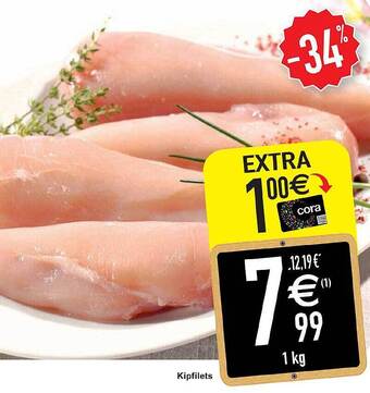 Cora Kipfilets aanbieding