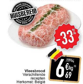 Cora Vleesbrood aanbieding