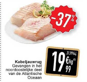 Cora Kabeljauwrug aanbieding