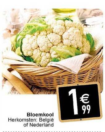 Cora Bloemkool aanbieding