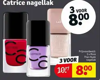 Kruidvat Catrice nagellak aanbieding