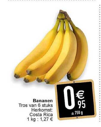 Cora Bananen aanbieding