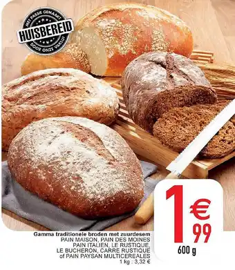 Cora Gamma traditionele broden metz zuurdesem aanbieding