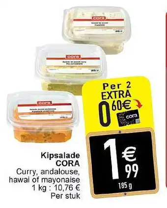 Cora Kipsalade cora aanbieding