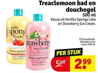 Kruidvat Treaclemoon bad en douchegel 500 ml aanbieding