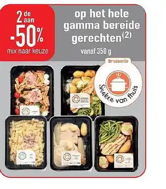 Cora -50% op het hele gamma bereide gerechten aanbieding