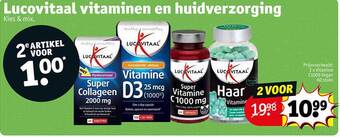 Kruidvat Lucovitaal vitaminen en huidverzorging aanbieding