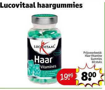 Kruidvat Lucovitaal haargummies aanbieding