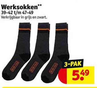 Kruidvat Werksokken aanbieding