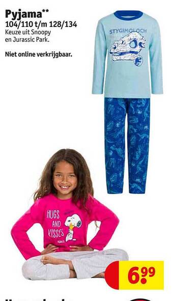 Kruidvat Pyjama aanbieding