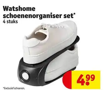 Kruidvat Watshome schoenenorganiser set aanbieding