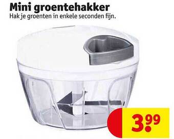 Kruidvat Mini groentehakker aanbieding