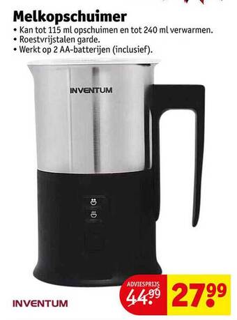Kruidvat Melkopschuimer aanbieding