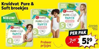 Kruidvat Kruidvat pure & soft broekjes aanbieding