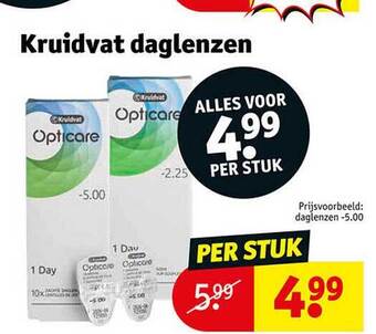 Kruidvat Kruidvat daglenzen aanbieding