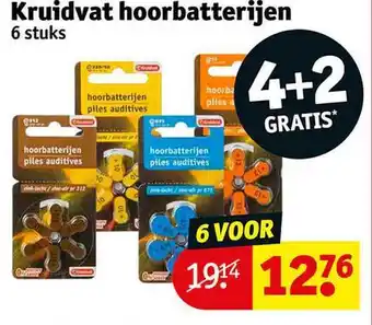 Kruidvat Kruidvat hoorbatterijen 4+2 gratis aanbieding