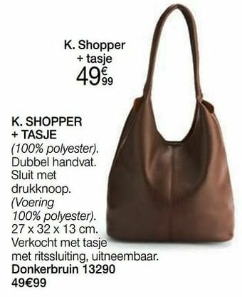 Shopper + tasje