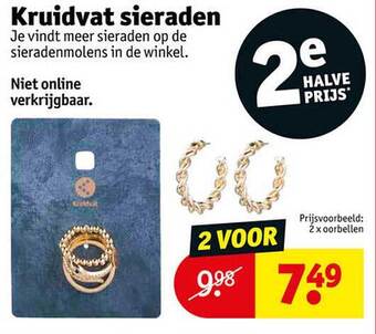 Kruidvat Kruidvat sieraden aanbieding