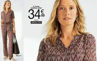Damart Tuniek soepele stof aanbieding