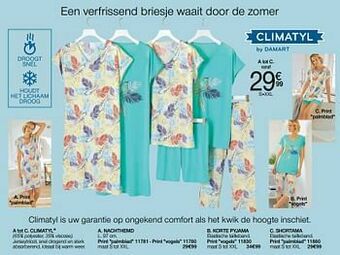 Damart Nachthemd aanbieding