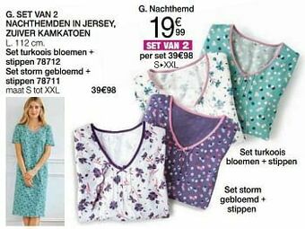 Damart Nachthemd aanbieding
