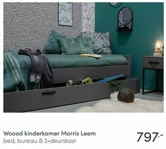 Baby & Tiener Woood kinderkamer morris leem aanbieding