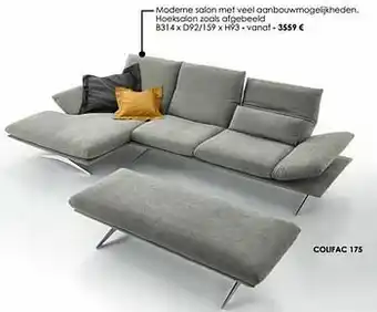 Krea Hoeksalon zoals afgebeeld aanbieding