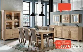 Krea Tafel aanbieding