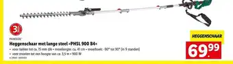 Lidl Parkside heggenschaar met lange steel phsl 900 b4 aanbieding