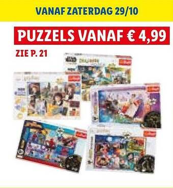 Lidl Puzzel aanbieding