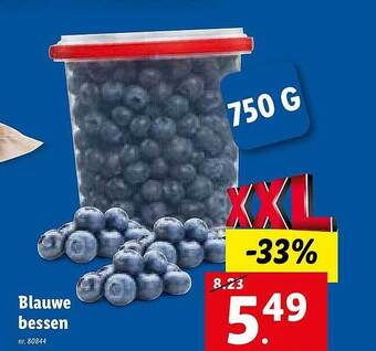 Lidl Blauwe bessen aanbieding