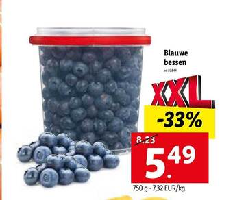Lidl Blauwe bessen aanbieding