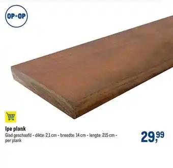 Ipe plank