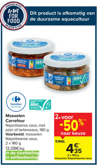 Carrefour Mosselen aanbieding
