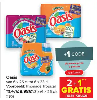 Carrefour Oasis aanbieding
