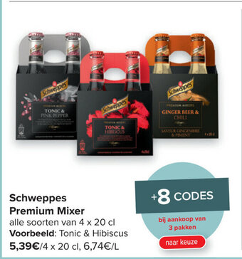Carrefour Schweppes Premium Mixer aanbieding