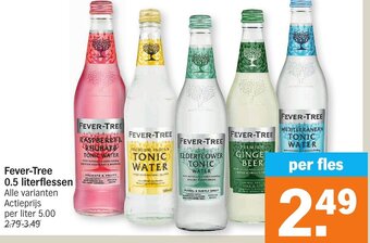 Albert Heijn Fever-Tree 0.5 Literflessen aanbieding