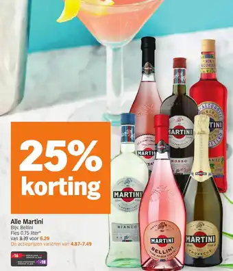 Albert Heijn Alle Martini Bijv. Bellini aanbieding