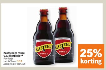 Kasteelbier Rouge 0.33 Literflesjes