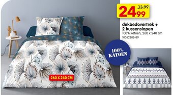 Yess Dekbedovertrek + 2 Kussenslopen aanbieding