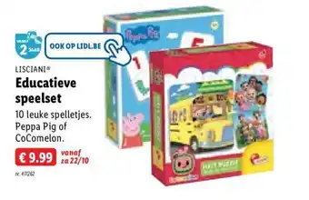 Lisciani educatieve speelset 10 leuke spelletjes.
