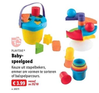 Lidl Playtive baby speelgoed aanbieding