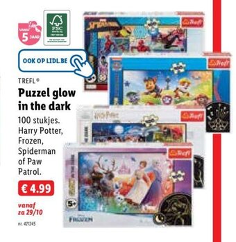 Trefl puzzel glow in the dark