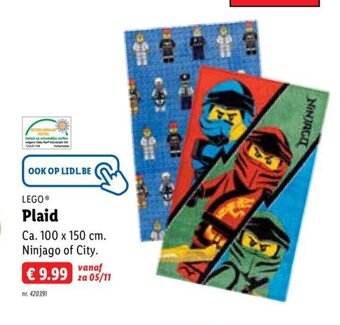 Lidl Lego plaid aanbieding